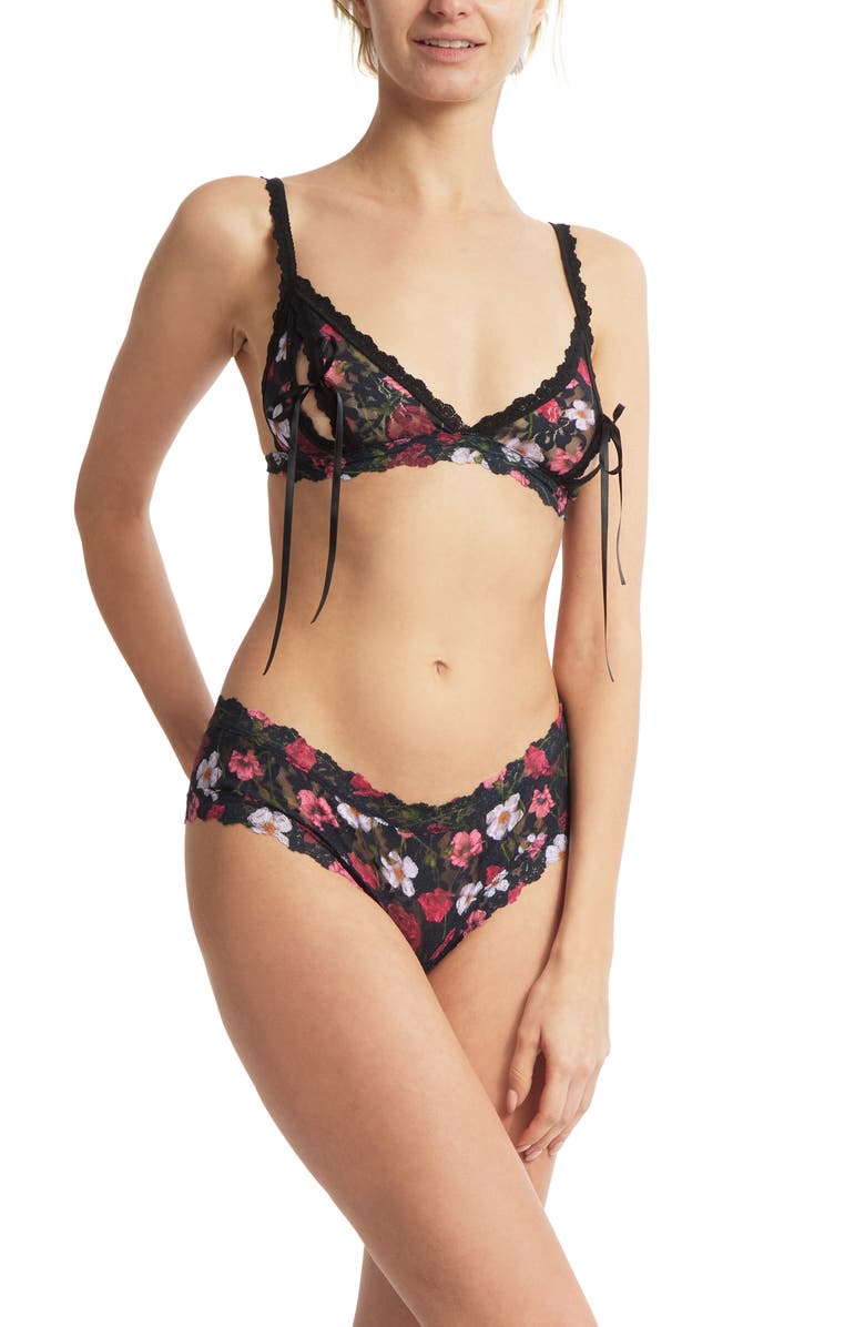 Hanky Panky Papil Rose Bralette, Alternate, color, Am I Dreaming