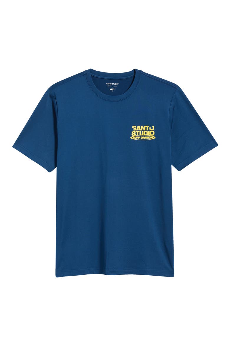 Surf Division Tech T-shirt, Alternate, color, WAVES BLUE