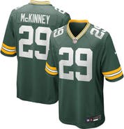 Nike Men's Nike Xavier McKinney Green Green Bay Packers Team Game Jersey