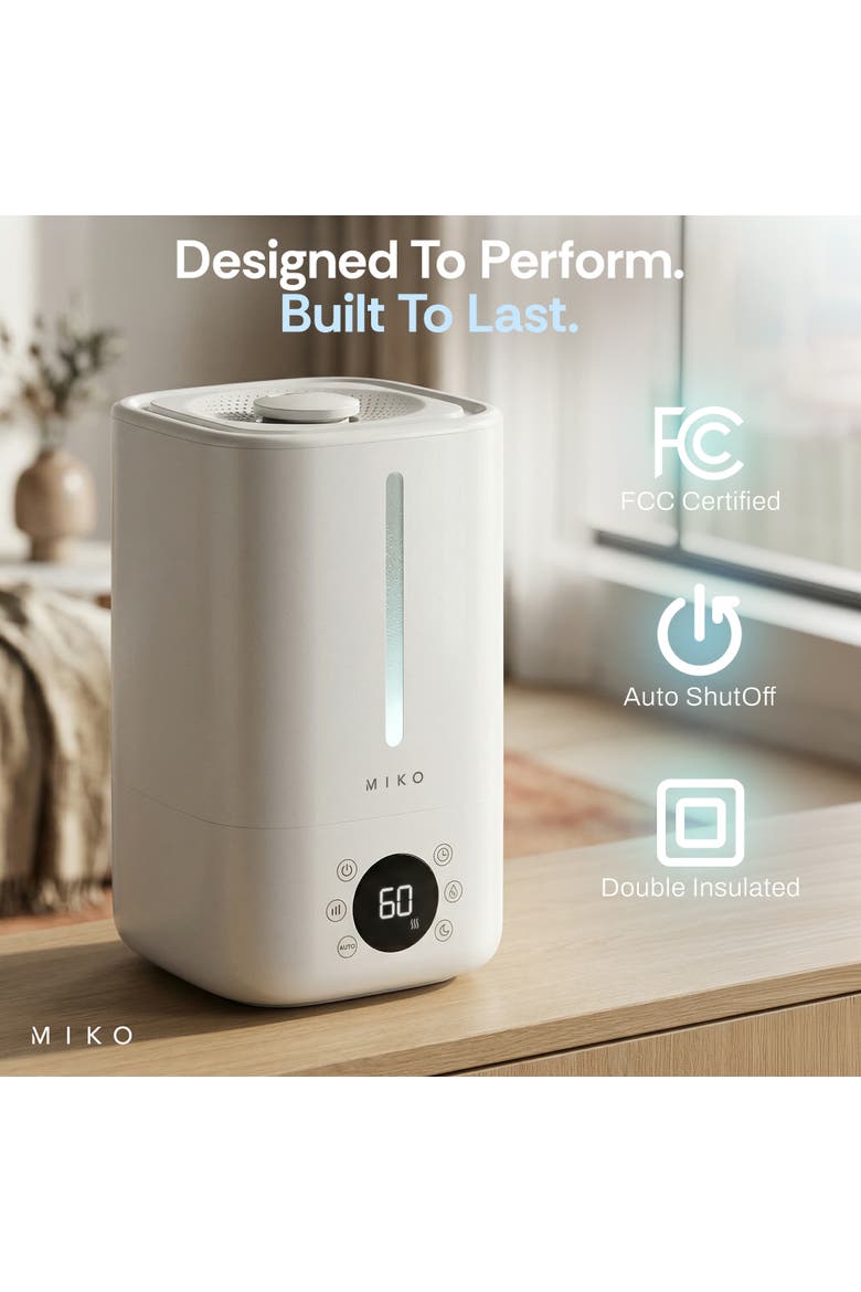 Myst 4.5L Cool Mist Humidifier with Remote Control, Alternate, color, White