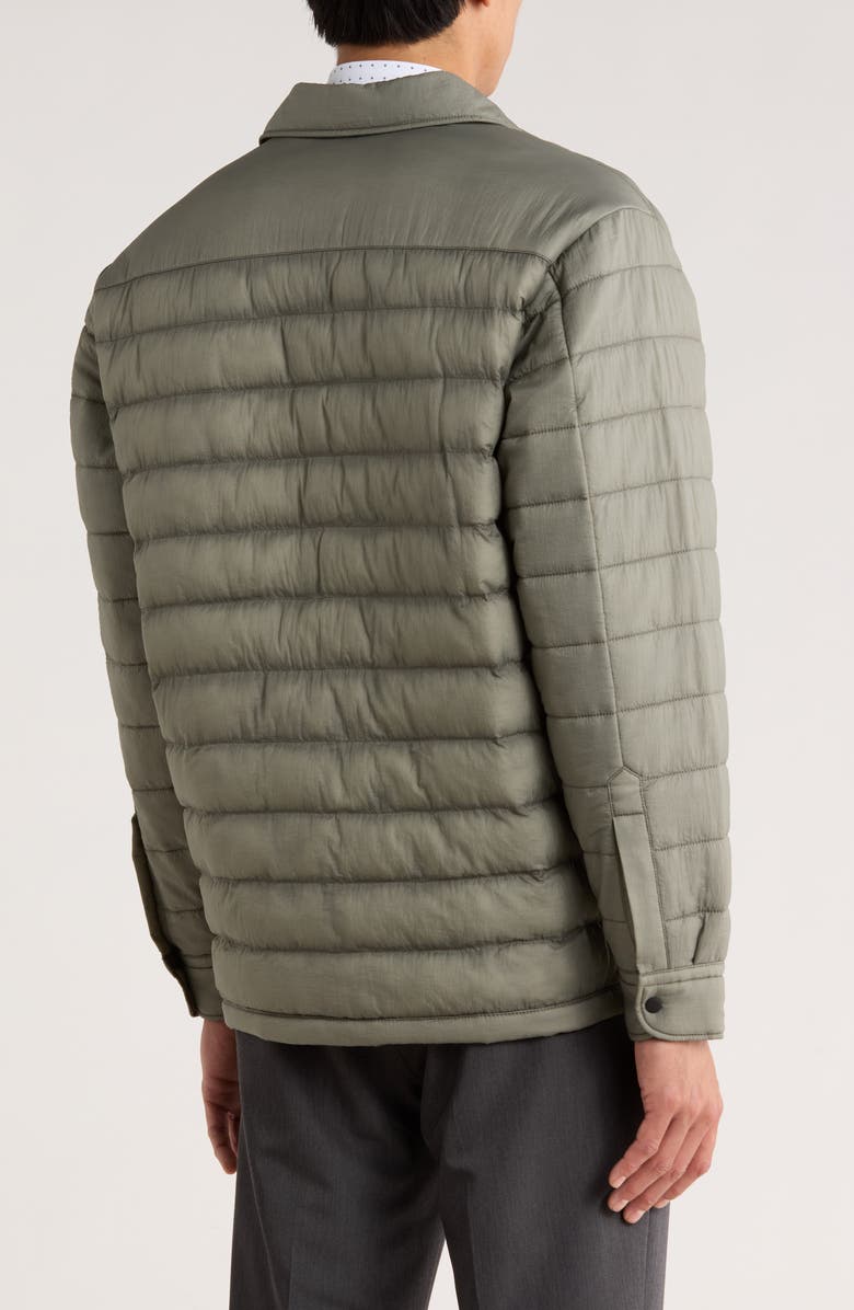 BOSS Lambizzo Quilted Jacket, Alternate, color, Open Grey