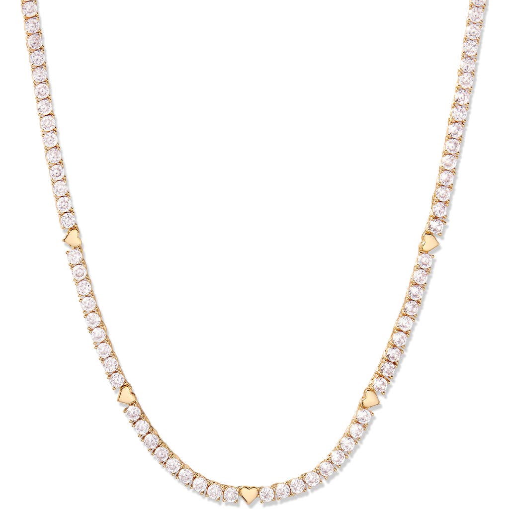 Brook & York Brook And York Coco Heart Tennis Necklace In Multi