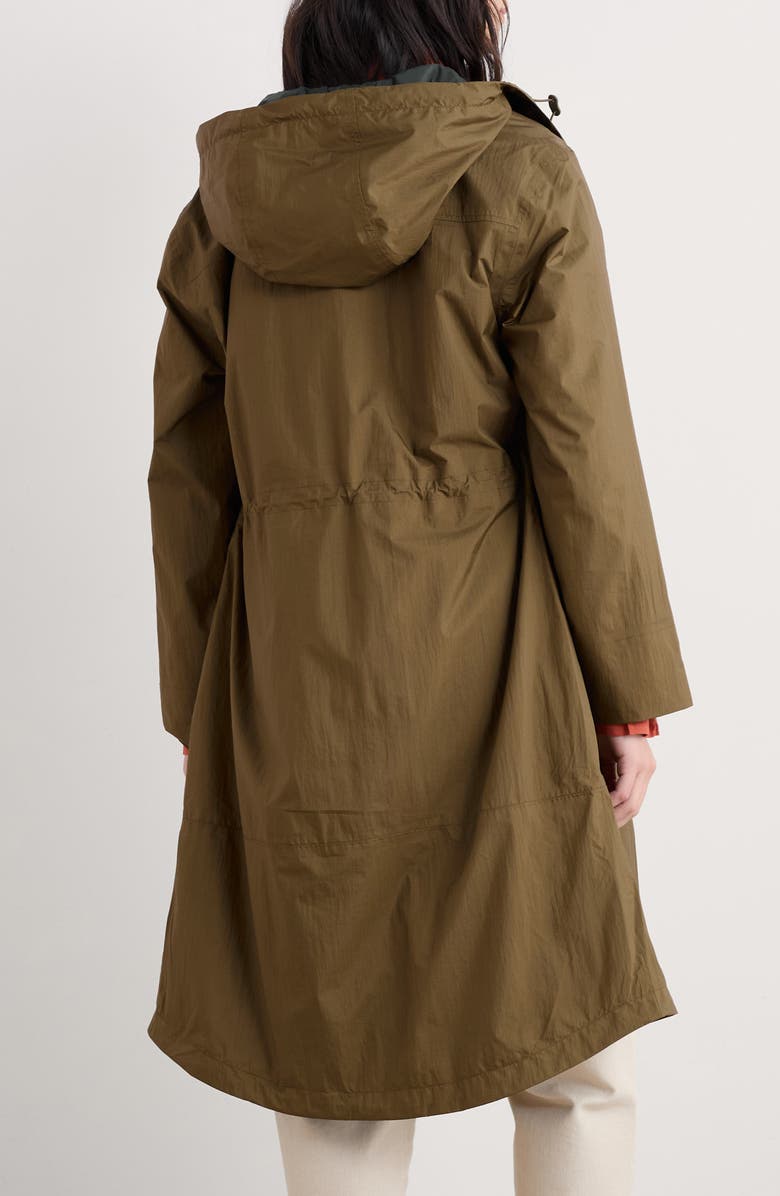 Seasalt Cornwall Mistborne Waterproof Hooded Raincoat, Alternate, color, Laurel