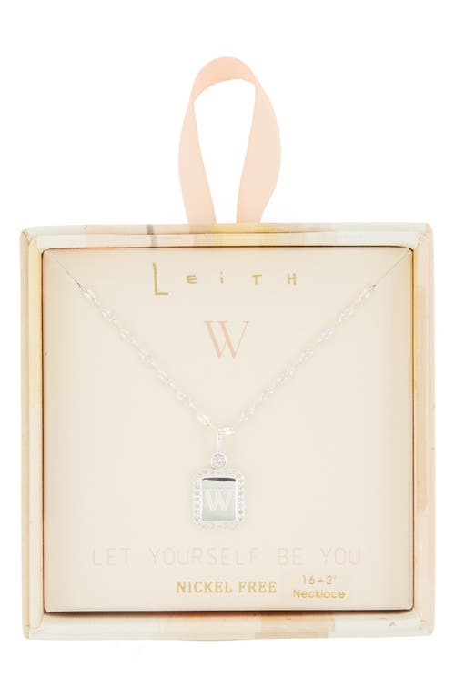 Leith Initial Pendant Necklace