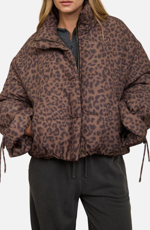 Leopard Puffer Jacket