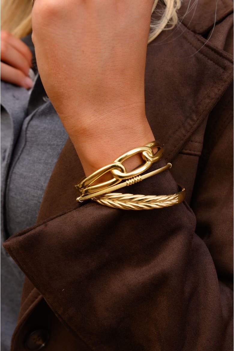 Blair Bracelet, Alternate, color, Gold