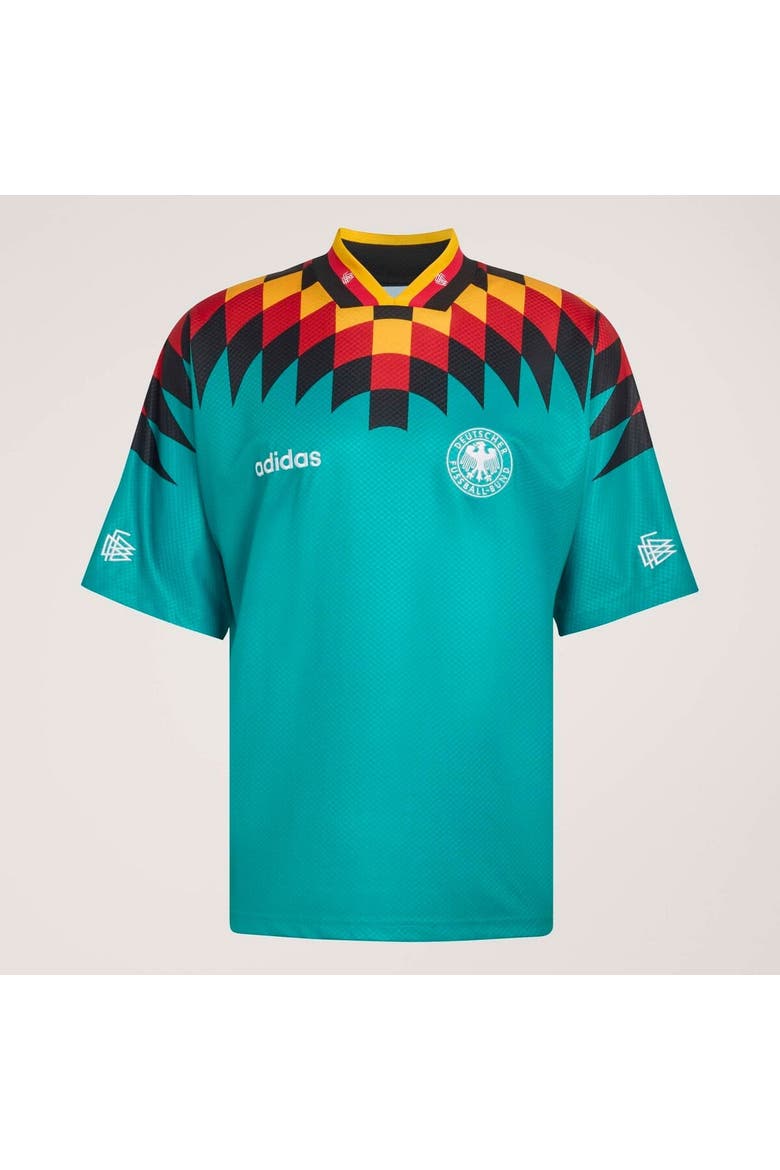Men's adidas  Green Germany National Team 1994 Away Bringback Jersey, Alternate, color, Green
