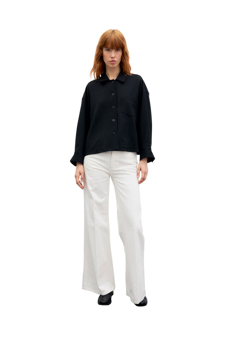 Junia Oversized Jacket, Alternate, color, Black