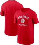 Nike Men's Nike Scarlet Ohio State Buckeyes Basketball Icon T-Shirt
