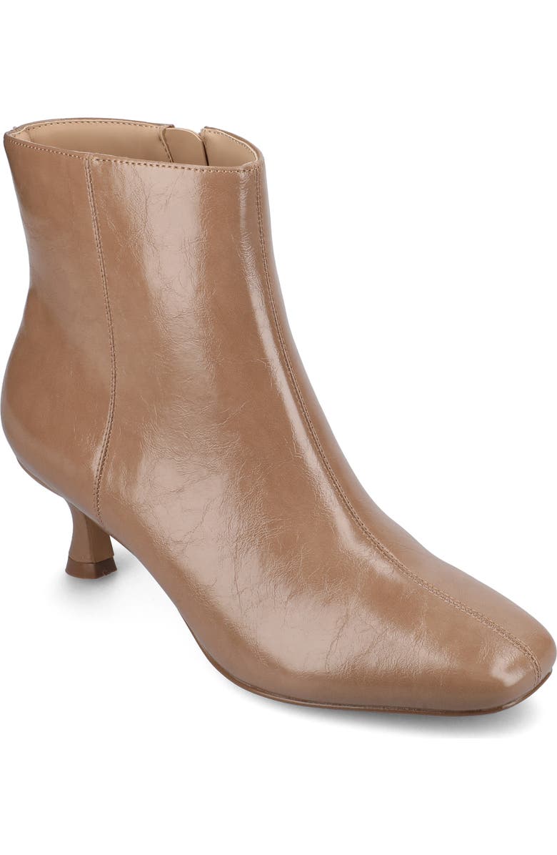 Journee Collection Kelssa Bootie, Main, color, Taupe Patent