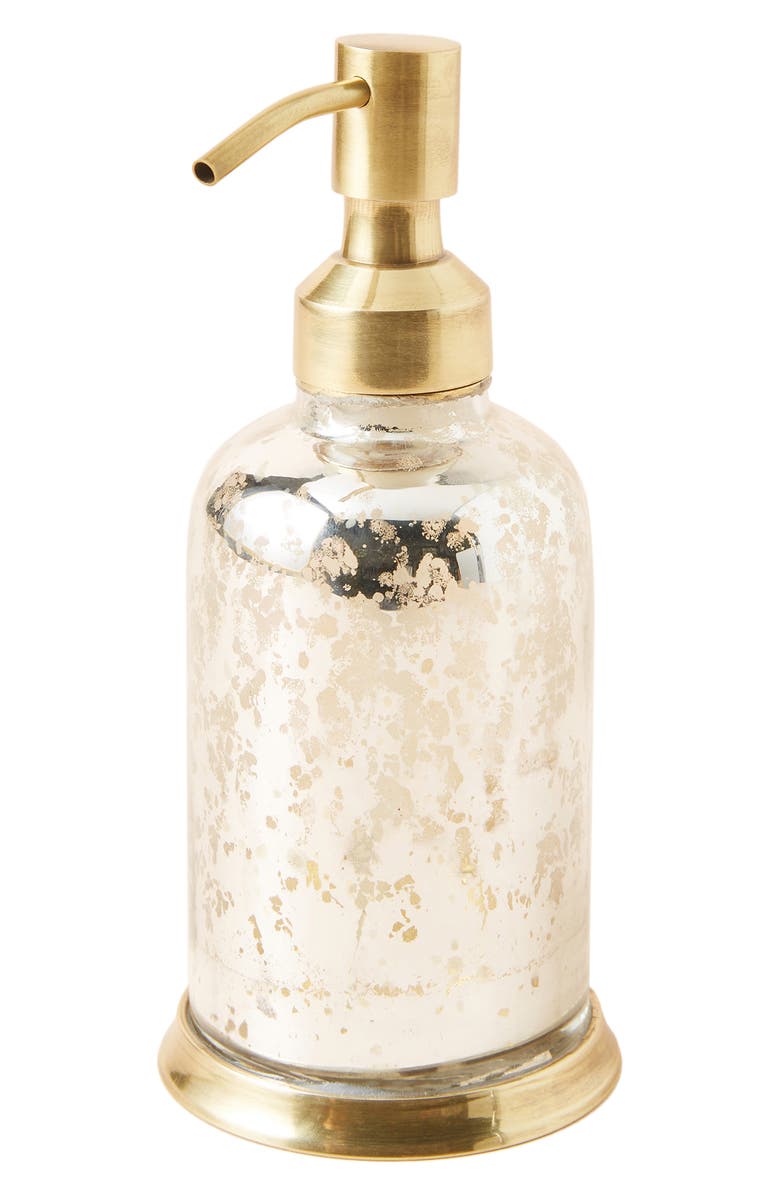 Anthropologie Home Anthropologie Moonglow Glass Soap Dispenser, Alternate, color, 