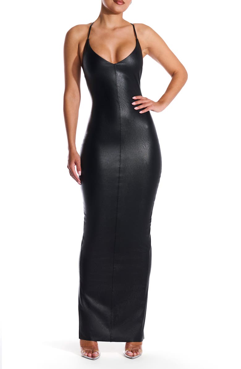 Naked Wardrobe Keeping My X Maxi Dress, Main, color,