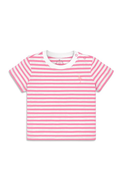 Baby Embroidered Stripe Tee