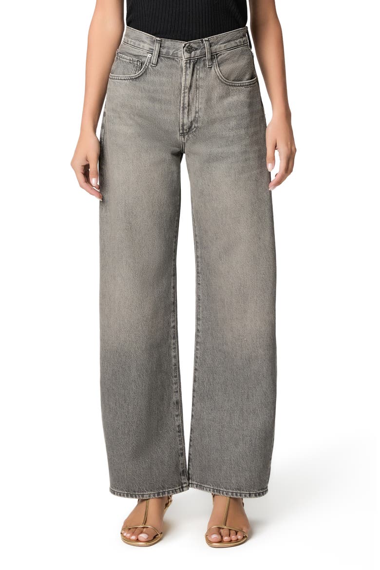 Arellia High Waist Wide Leg Jeans, Main, color, FAIRFAX GREY