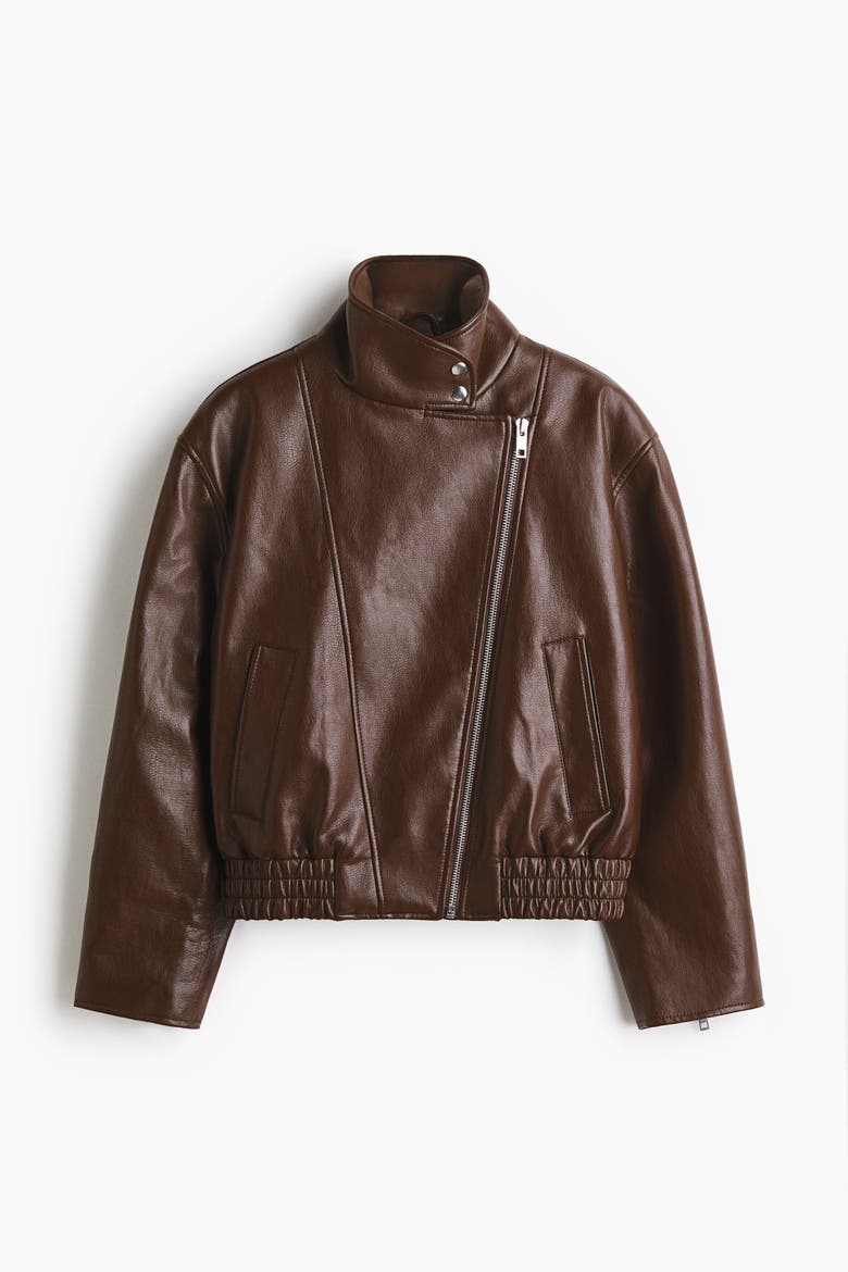 Coated Jacket, Alternate, color, Dark brown