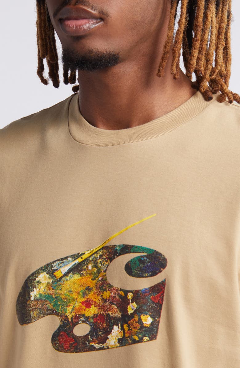 Carhartt Work In Progress Palette Organic Cotton Graphic T-Shirt, Alternate, color, 