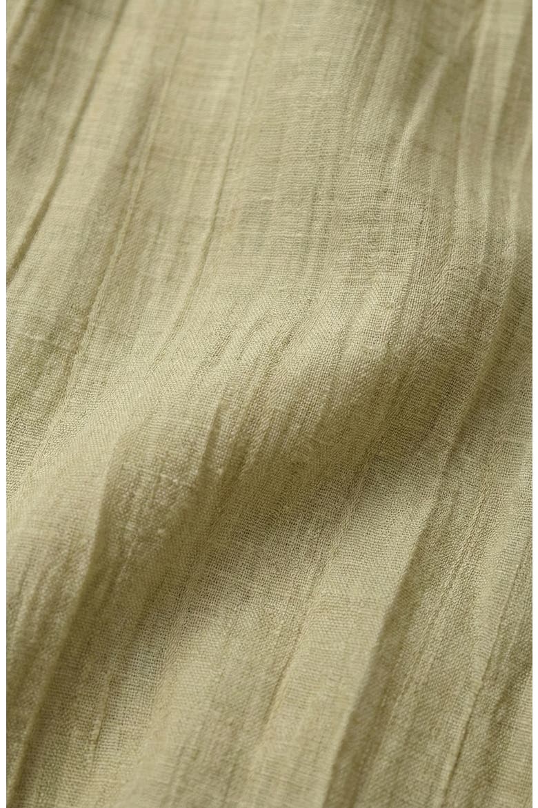 Relaxed Button Front Shirt & Drawstring Pants Set, Alternate, color, Pale Green