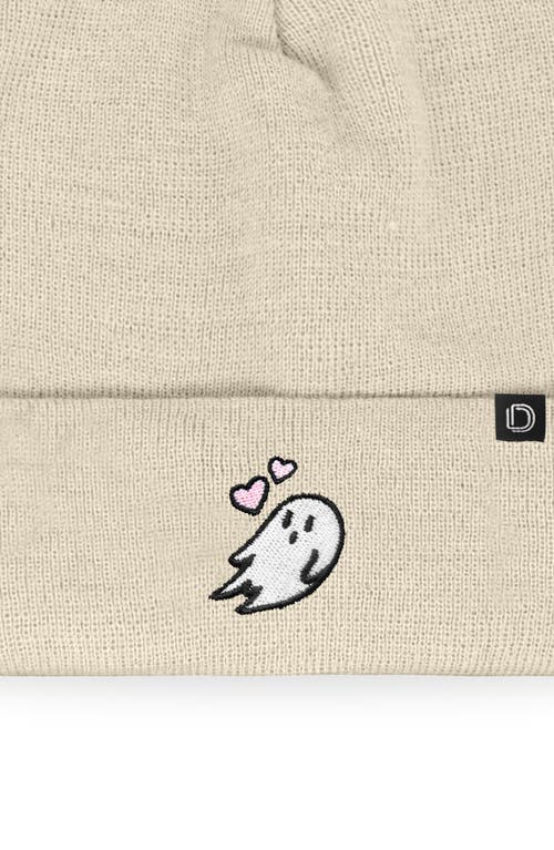 Dalix Heartly Ghost Beanie In Black