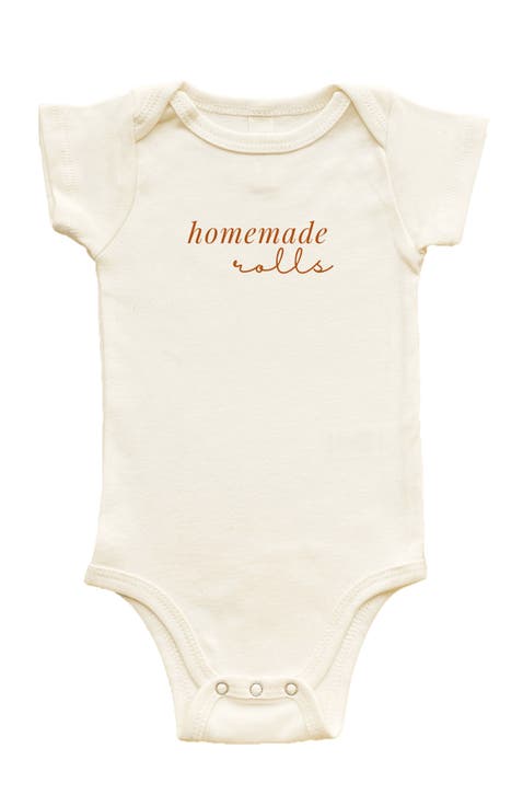 Homemade Rolls Organic Baby Bodysuit