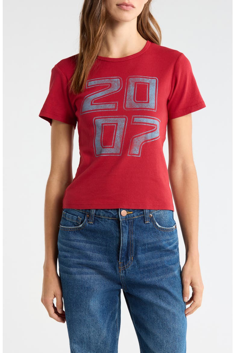 2007 Skimmer Cotton Graphic T-Shirt, Main, color, RED