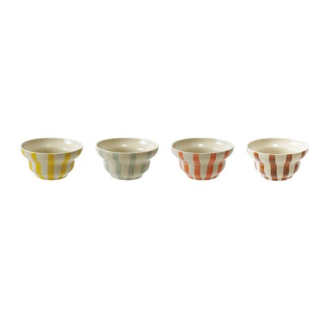 Striped Bowl Set