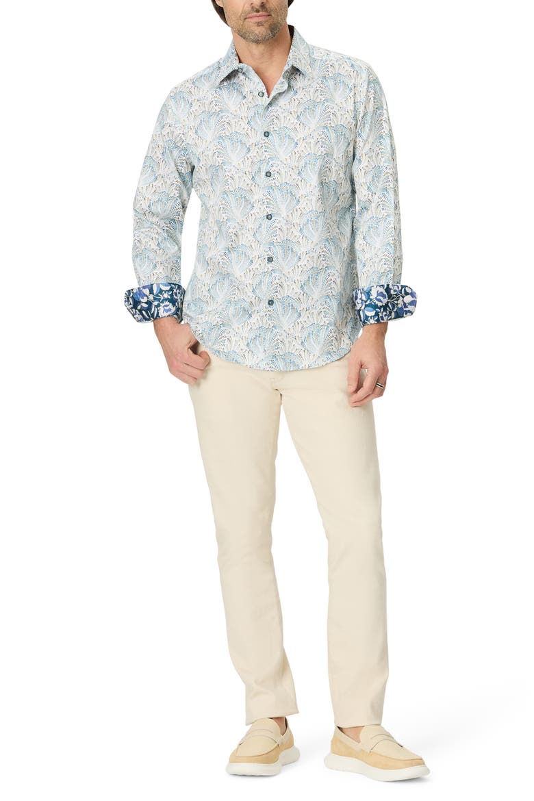 Foxboro Point Collar Knit Shirt, Alternate, color, MULTI