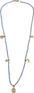 MADISON BEVERLY HILLS Pale VIolet Blue Charm Necklace