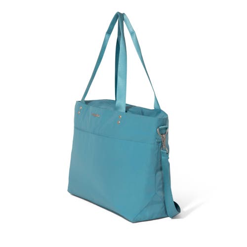 Baggallini Carryall Laptop Tote Bag In Seaside Blue