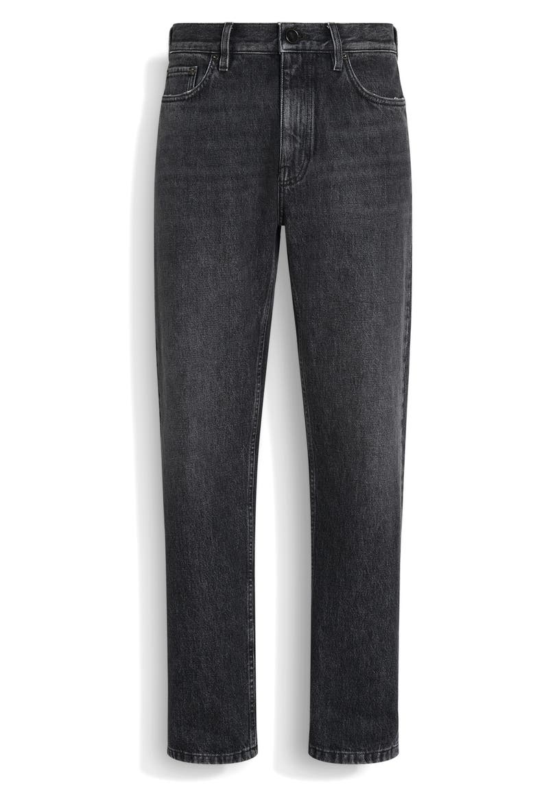 Roccia City Fit Jeans, Alternate, color, DARK GREY