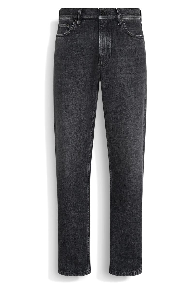 ZEGNA Roccia City Fit Jeans, Alternate, color, Dark Grey