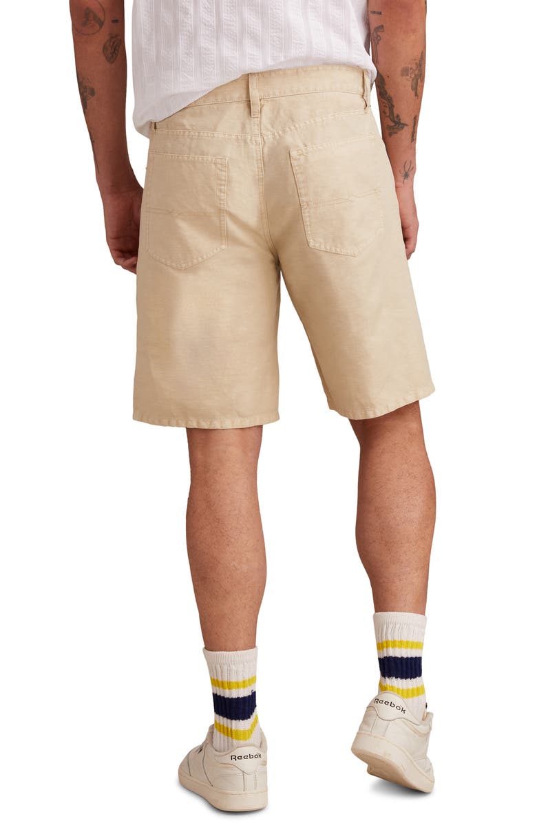 Lucky Brand Cotton & Linen Shorts, Alternate, color, Moonstruck