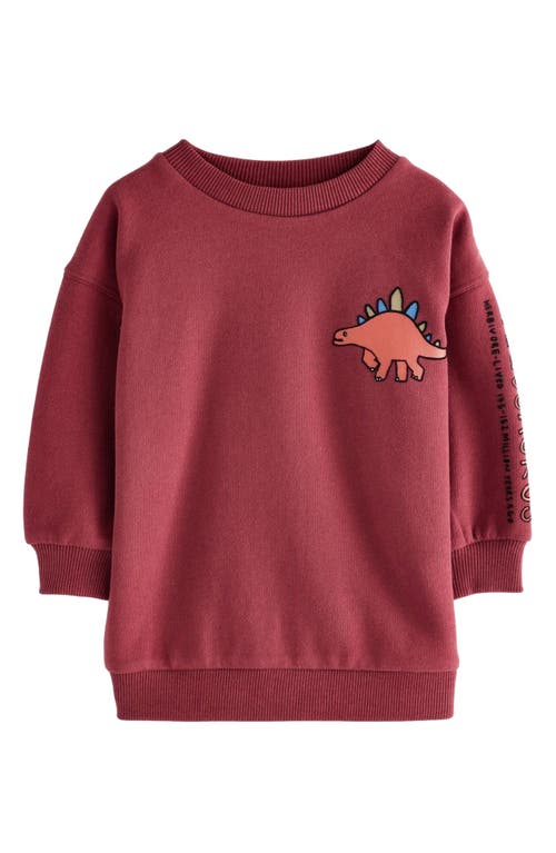 NEXT NEXT KIDS' DINOSAUR APPLIQUÉ CREWNECK SWEATER & JOGGERS SET