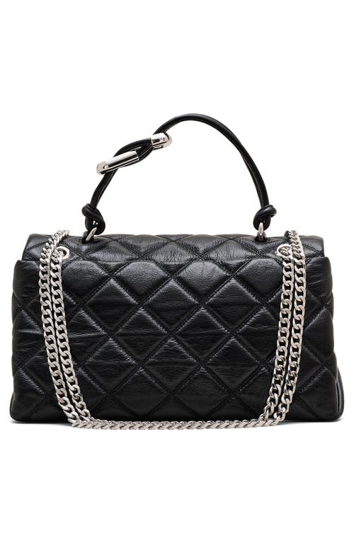 Marc Jacobs Medium The Quilted Dual Convertible Shoulder Bag In Black