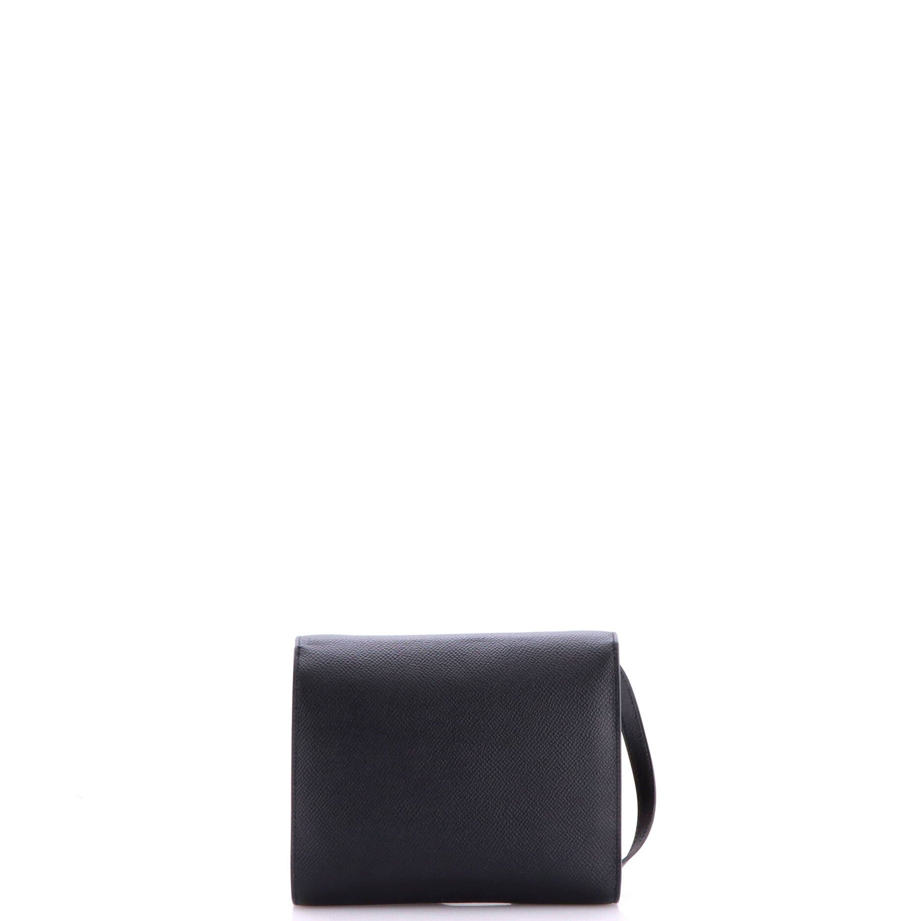 Clic Wallet on Strap Epsom 16, Alternate, color, Black