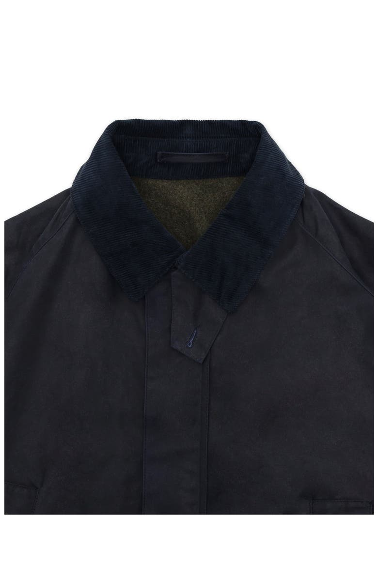 Bristol Waxed Cotton Jacket, Alternate, color, Navy Blue