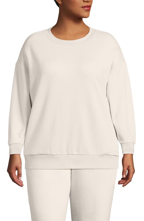 Women s Lands End Oversized Sweatshirts Hoodies Nordstrom