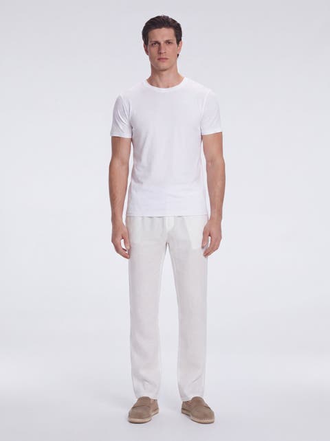 Joseph Linen Straight-Leg Pants