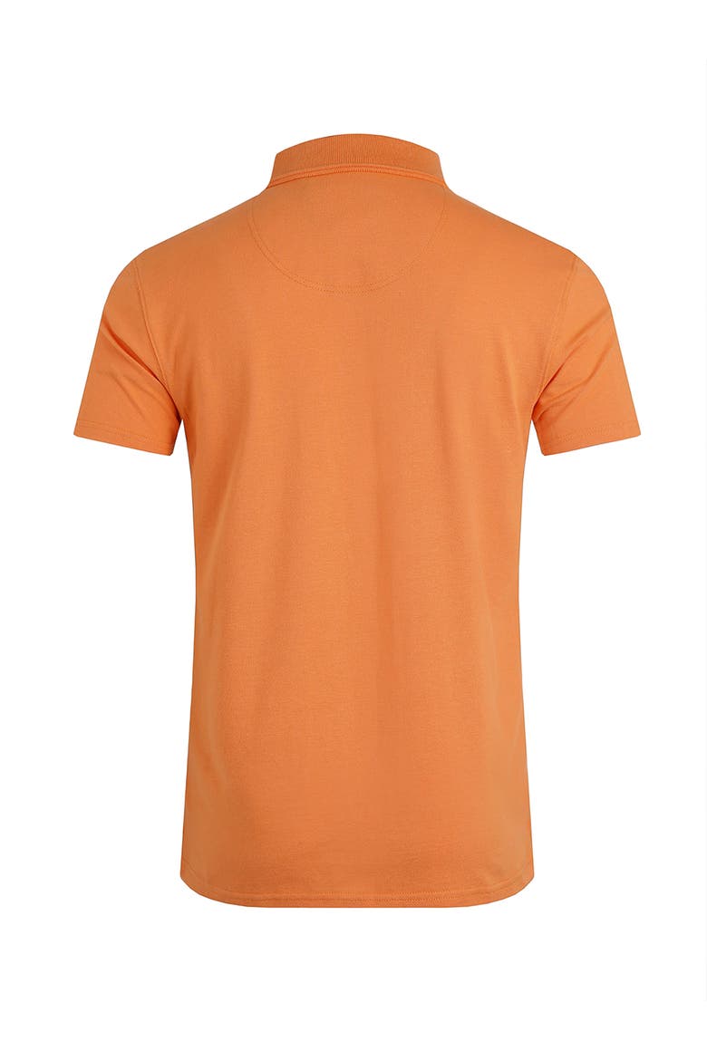 Miles Pique Polo, Alternate, color, Pumpkin