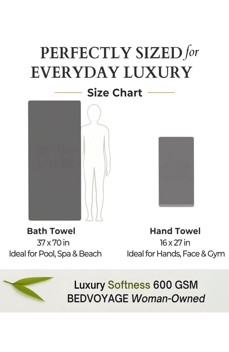 BedVoyage Melange Viscose Cotton Blend Odor & Mildew Resistant Bath Sheet Towel, 1pc, Alternate, color, Charcoal