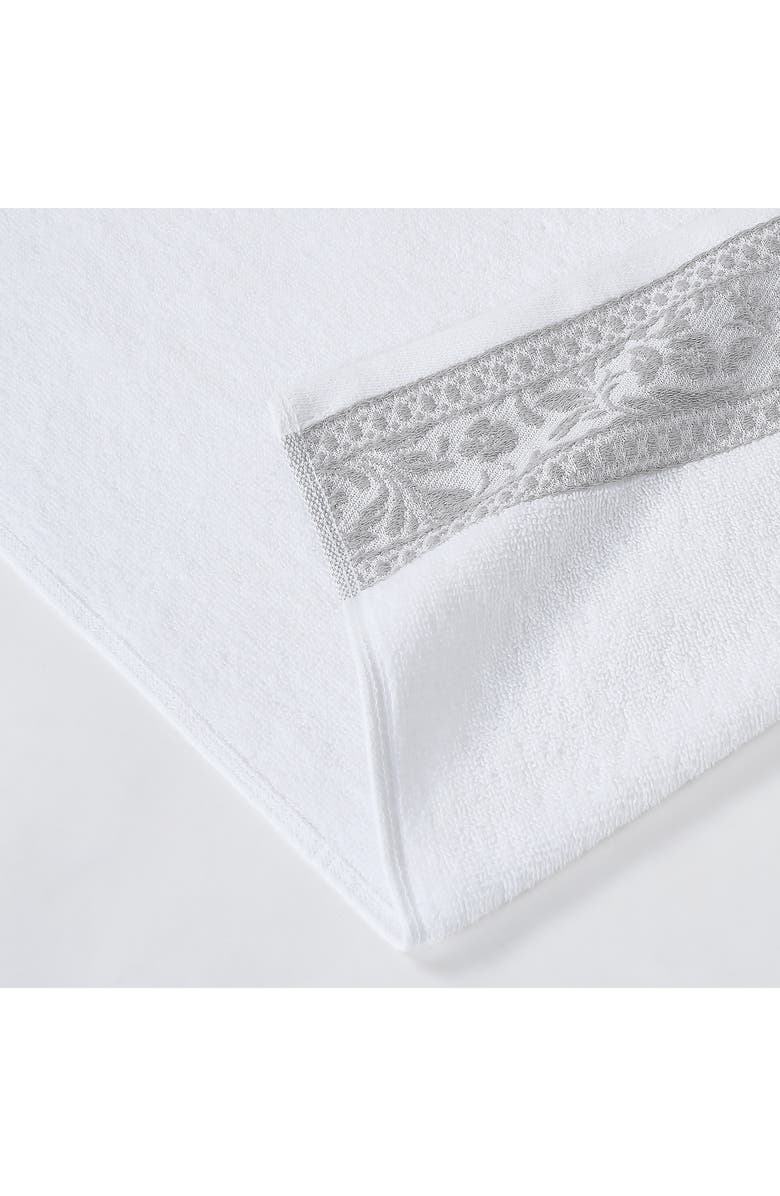 Modern Threads Jacquard 6-Piece Towel Set, Alternate, color, Medium Gray