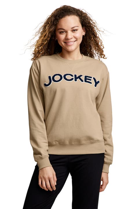 Womens Unwind Lounge Crew Sweatshirt