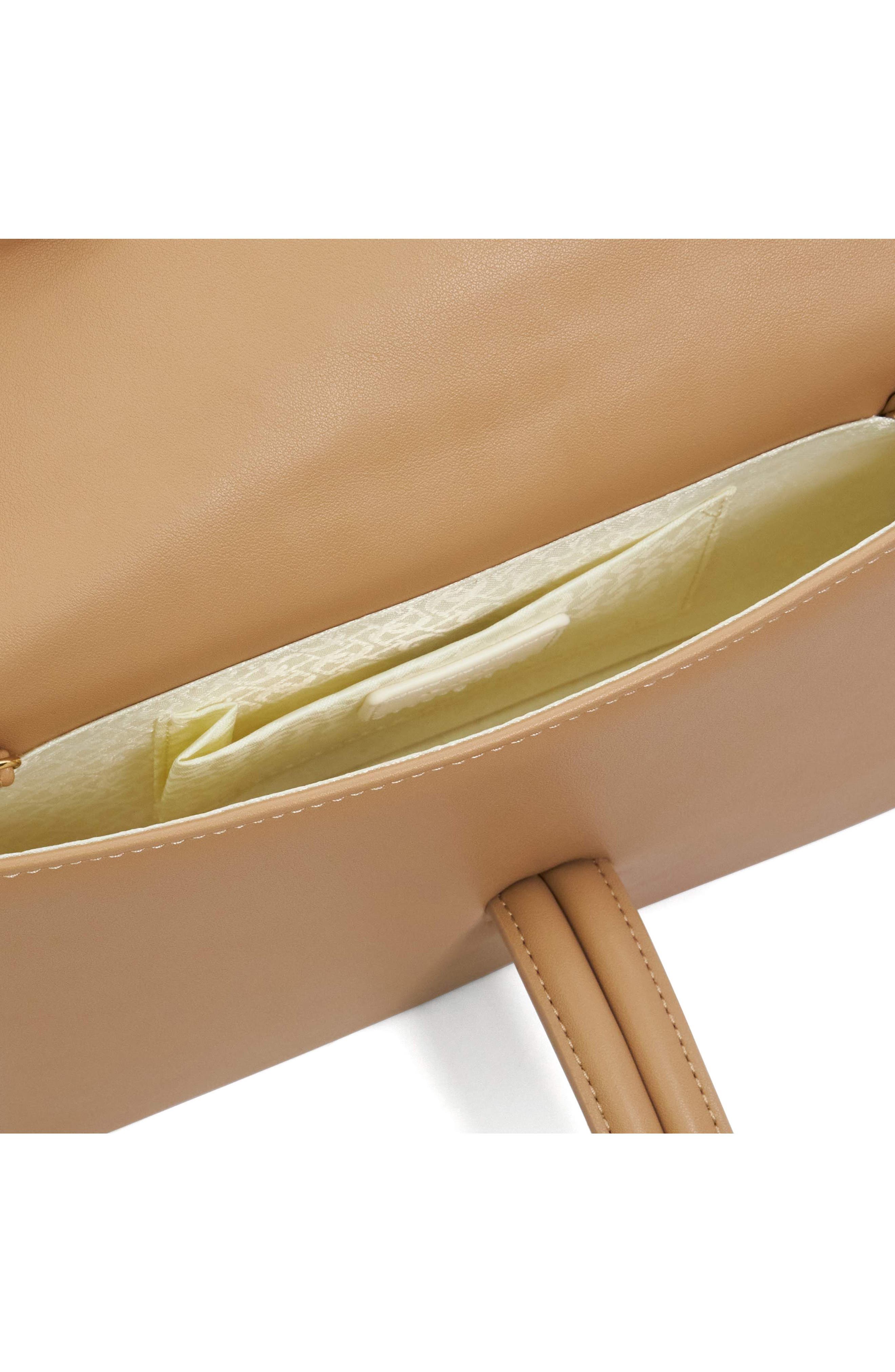 Dune London Brynie Faux Leather Wristlet, Alternate, color, 