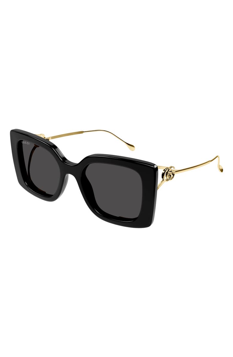 Gucci 54mm Square Sunglasses, Alternate, color,