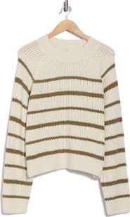 Vince Stripe Drop Shoulder Sweater