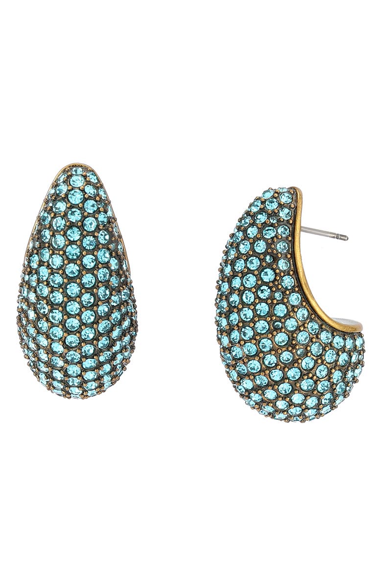 Kurt Geiger London Pavé Crystal Dome Drop Earrings, Main, color,