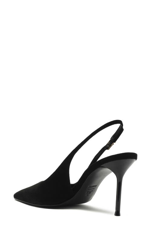 Schutz Alicia Pointed Toe Slingback Pump In Black