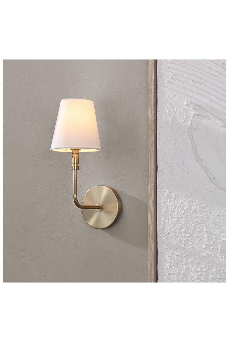 Milia Burnished Brass Wall Sconce, Alternate, color, NO COLOR