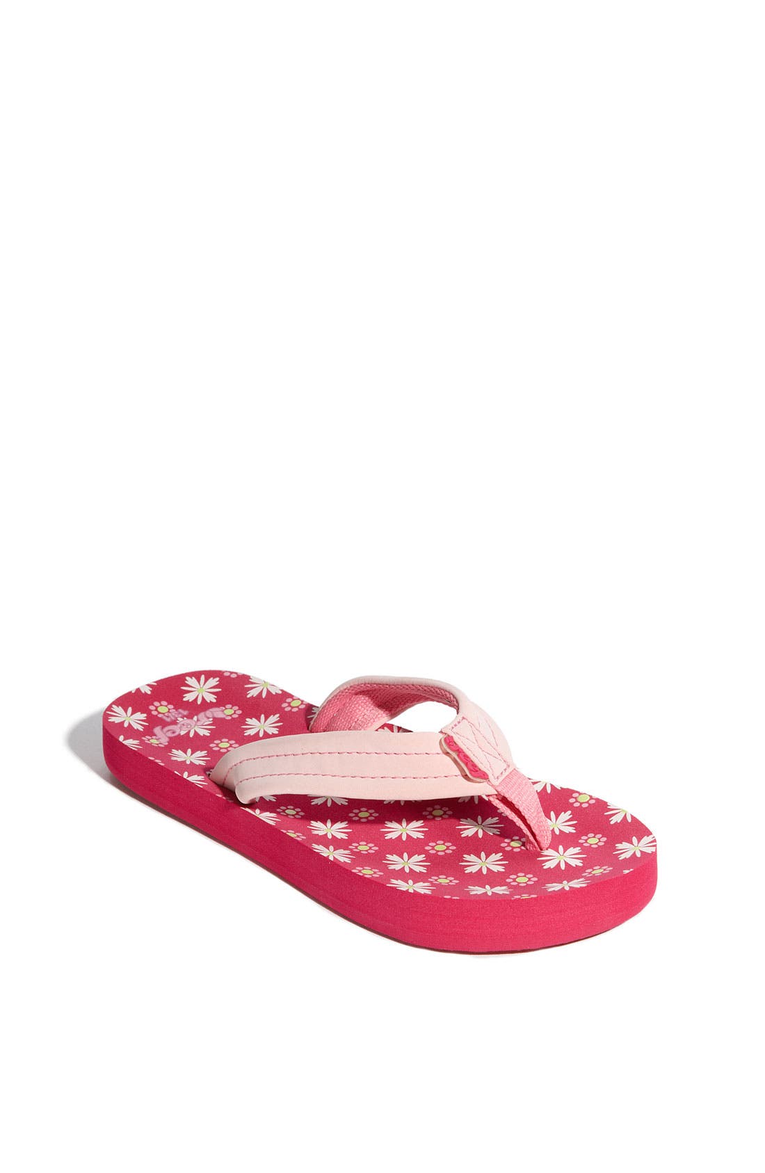 'Little Ahi' Sandal, Main, color, PINK/ PINK FLOWERS