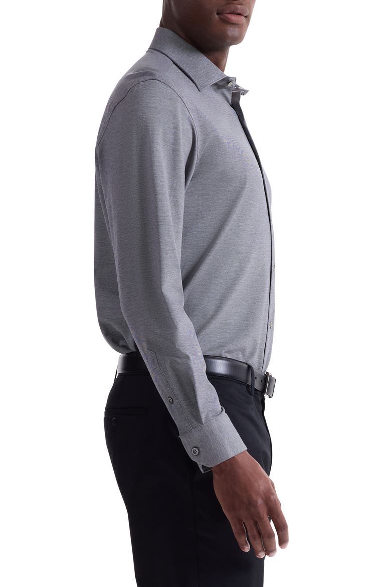 James OoohCotton® Button-Up Shirt, Alternate, color, BLACK