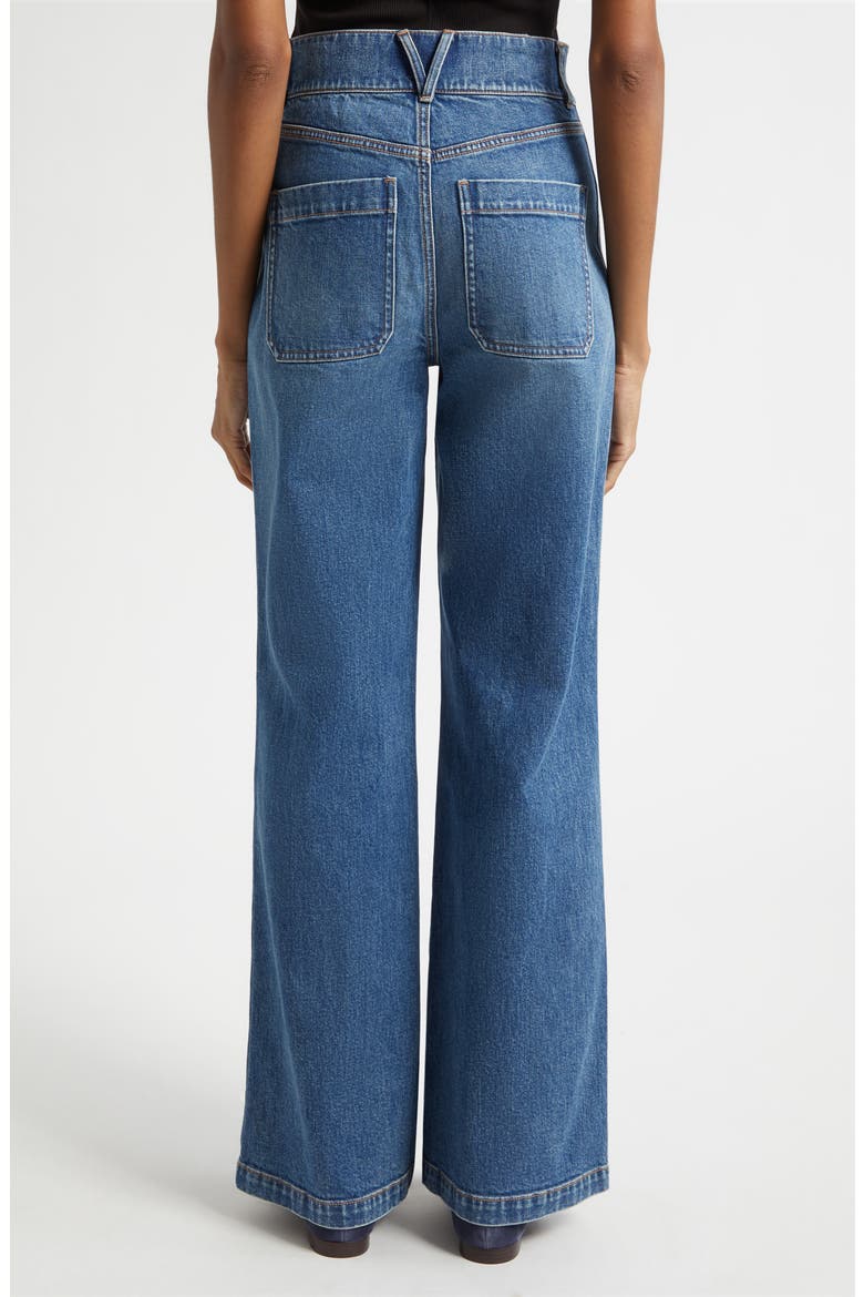 Taylor High Waist Wide Leg Jeans, Alternate, color, MEMORY BLUE